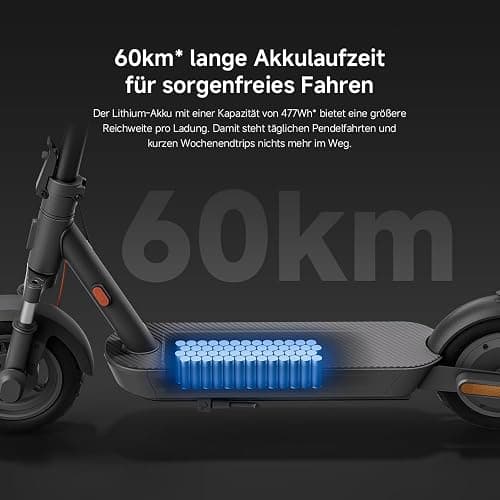 Xiaomi E-Scooter 4 Lite, 4 Pro Plus, 4 Ultra, 5 Elite, 5, 5 Pro oder 5 Max mit Deutscher Straßenzulassung (max 20km/h, bis zu 70km Reichweite und 25% Steigung, Luftreifen, Dual-Bremsen, Display, App) thumbnail 5