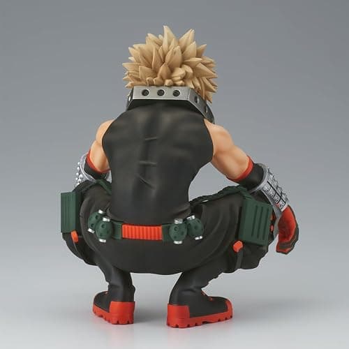 MABAIUDE MHA Figure Kacchan Statue Bakugo Figurine Mini Anime Collectible | Sitting Pose, Desktop Decoration, Birthday Gifts thumbnail 3