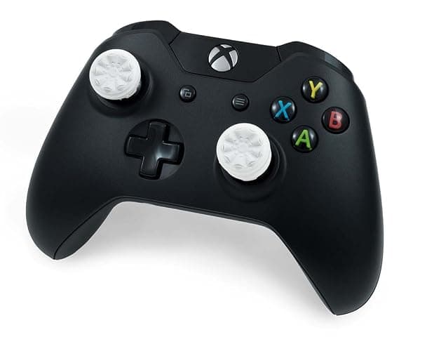 KontrolFreek FPS Freek Galaxy White for Xbox One and Xbox Series X Controller | Performance Thumbsticks | 1 High-Rise, 1 Mid-Rise | White thumbnail 2