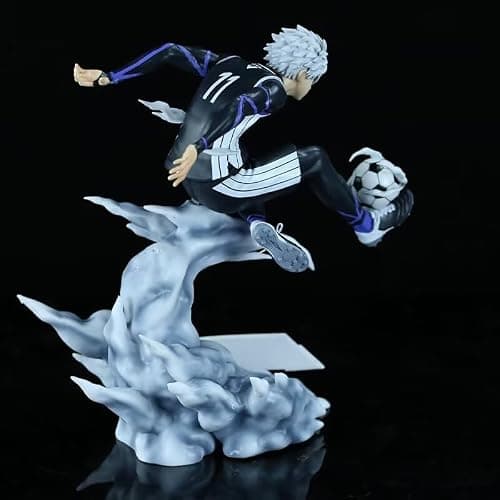 Starida Blue Lock Figure Seishiro Nagi Action Figure Statue Playing Football Version Anime Model 21CM PVC Sculpture Collectibles Ornaments thumbnail 6