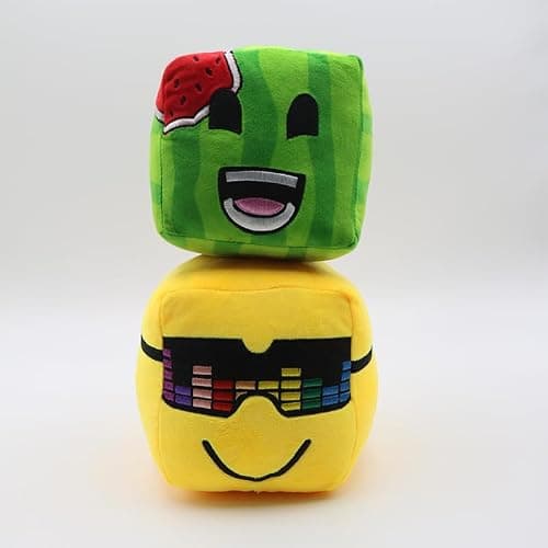 QueenKa Sunny and Melon Plush 15cm/5.9inch, Sunny and Melon Merch Plush Toys, for Fans and Friends Large Beautifully Plushie Doll (Yellow and Green) thumbnail 4
