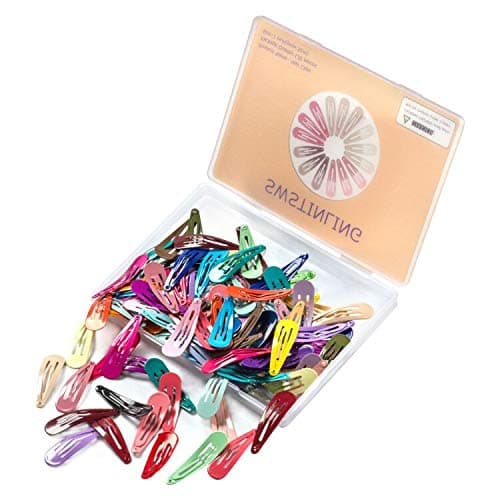 120 Pack Colorful Metal Snap Hair Clips, 2 Inch Barrettes in 40 Assorted Candy Colors, Non-Slip Hair Accessories for Kids Teens Women thumbnail 2