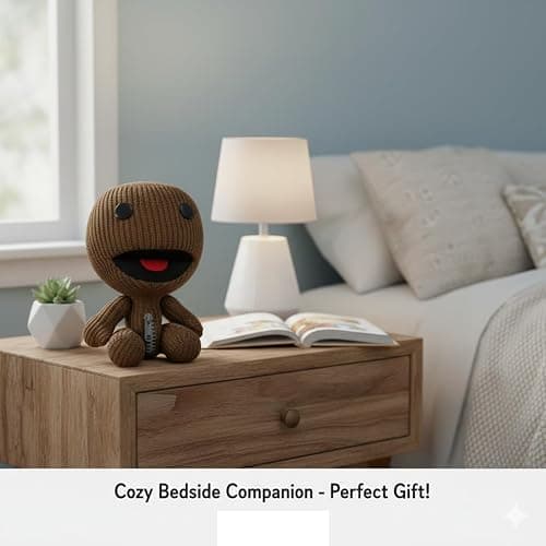 Tglmr L-ittle Big P-lanet S-ackboy Ornaments Chip Figurines Pillow Doll Merchandise Hugable Home Room Dormitory Decorations Stress Relief Doll 9.8inch thumbnail 4