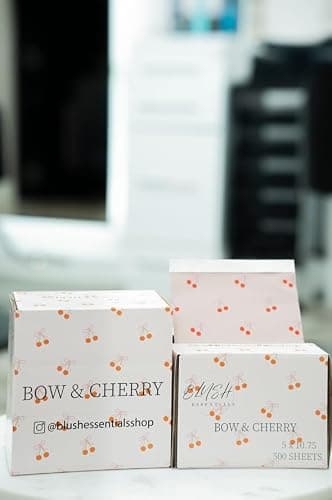 Bow&Cherry Design Hair Foils - Salon Foils for Coloring - Aluminum Foil Sheets for Hair - 5"x10.75" - 500 Sheets - Professional Hair Foils for Highlighting and Salon Use thumbnail 2
