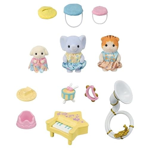 Sylvanian Families - The Concert of the Nativity Scene - Immerse yourself in the world of the Sylvanian Family - Miniature Figurines - Toy for Children 3 years and above - 5817 thumbnail 6