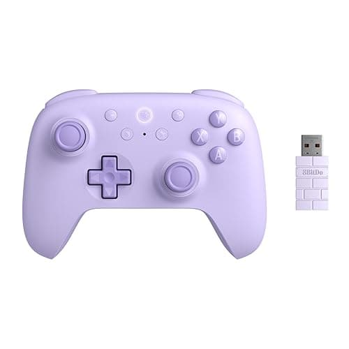 8BitDo Ultimate 2C Wireless Controller for Windows PC and Android, with 1000 Hz Polling Rate, Hall Effect Joysticks and Triggers, and Remappable L4/R4 Bumpers (Purple) - Image 1