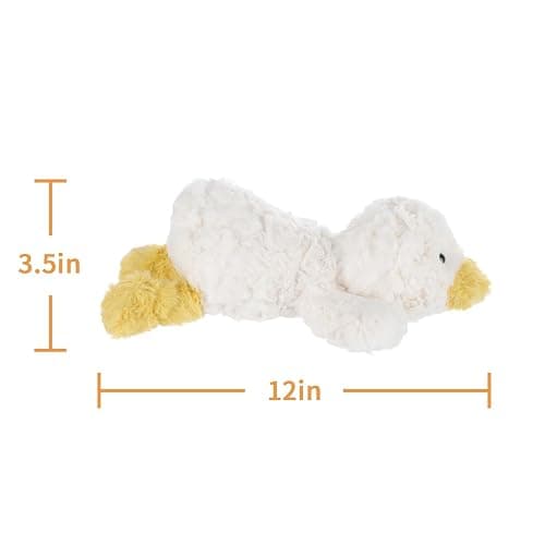 Apricot Lamb Toys Plush Yellow Lying Duck Stuffed Animal Soft Cuddly Perfect for Kids 12 Inches thumbnail 3