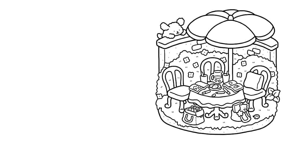 Cozy Corner: Coloring Book for Adults and Kids thumbnail 2