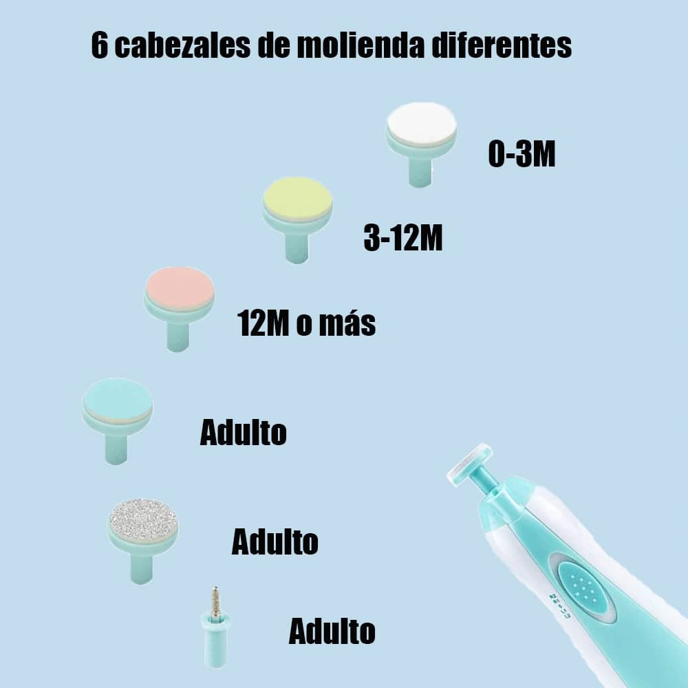 DQST Lima de Uñas Bebe, Juego Cortaúñas Bebe, Protege Mejor al Bebé de Daños en Las Uñas. Adecuado para Niños y Adultos. (Azul) - Azul thumbnail 3