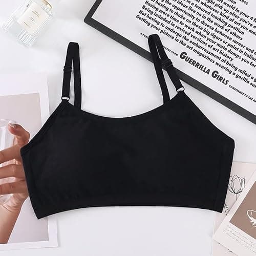 Herepai Big Girls Bra Comfort Flex Fit Seamless for Girl Teens with Adjustable Straps, Pull-on Design thumbnail 6