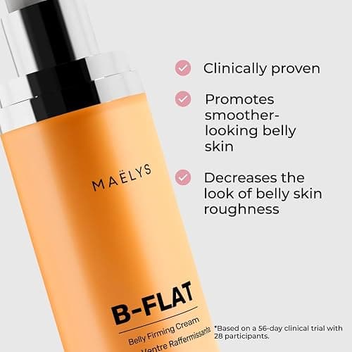 MAËLYS Cosmetics B-FLAT Belly Firming Cream - Stretch Mark, Tightening Belly Cream thumbnail 2