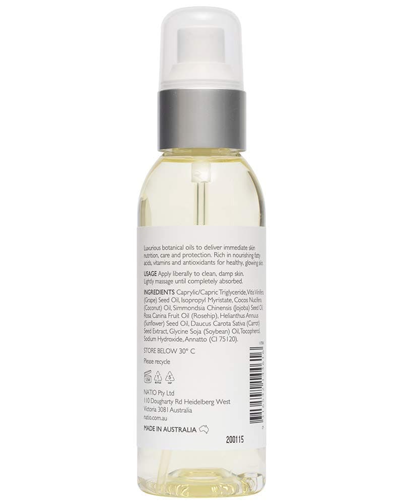 Natio Australia Spa Nourishing Botanical Body Oil 130ml - Coconut, Rosehip and Jojoba Oil - Deep and Lasting Hydration - Made in Australia thumbnail 3