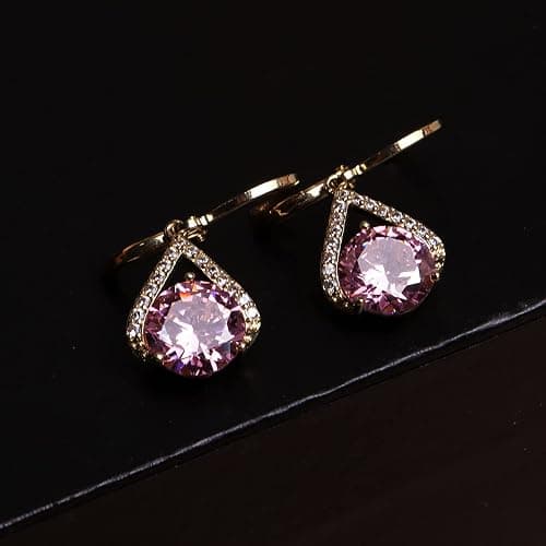 Sonateomber Gold Silver Small Hoop Dangle Earrings for Women, Trendy Dainty Rhinestone CZ Dangling Prom Wedding Leaf Flower Snowflake Butterfly Starfish Fashion Jewelry Gift thumbnail 5