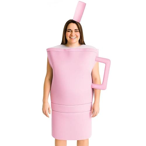 Yearntown 2 Pcs Halloween Tumbler Costume Set Funny Water Cup Outfit and Straw Headpiece for Men Women Halloween Cosplay - Image 1