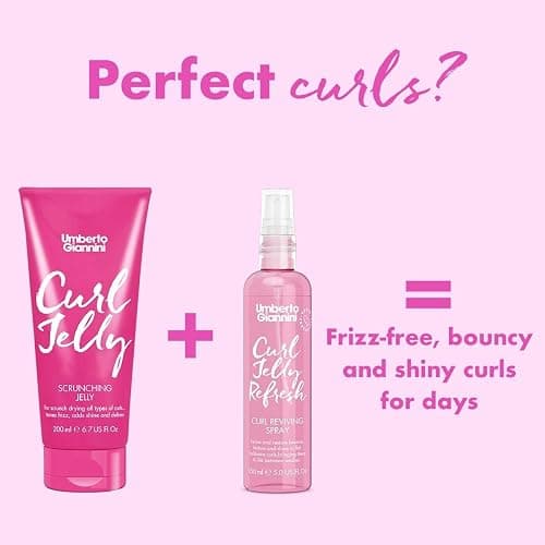 Umberto Giannini Curl Jelly - Vegan, Frizz Control Hair Styling Agent for Curly or Wavy Hair thumbnail 2