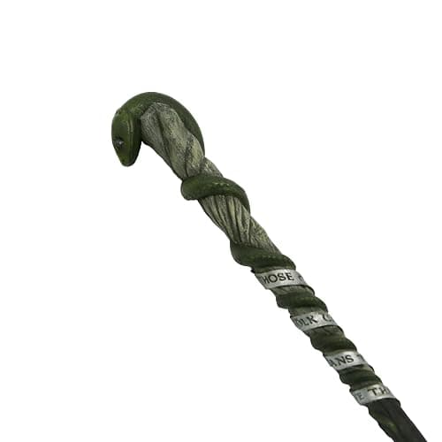 Harry Potter Slytherin Mascot & Traits Wand - Second Edition Collectible with Serpent Design & House Inscription - 14" Replica with Premium Display Box - Ideal for Fans & Collectors - Not a Toy thumbnail 3