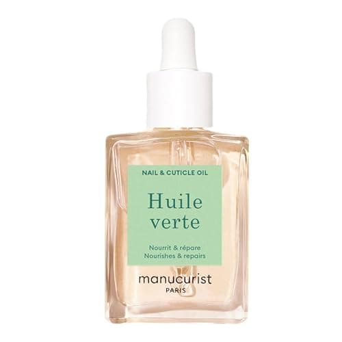 Manucurist Green Oil Nail Care - Nail & Cuticle Oil for Nails - Nourishes and Regenerates Nails and Cuticles - Promotes Growth - Blend of 6 Oils - 99% Bio-Sourced - Nail Care - 0.5 fl oz Bottle - Image 1