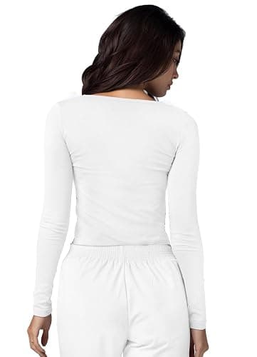 Adar Underscrubs for Women 3 Pack - Long Sleeve Underscrub Comfort Tee thumbnail 3