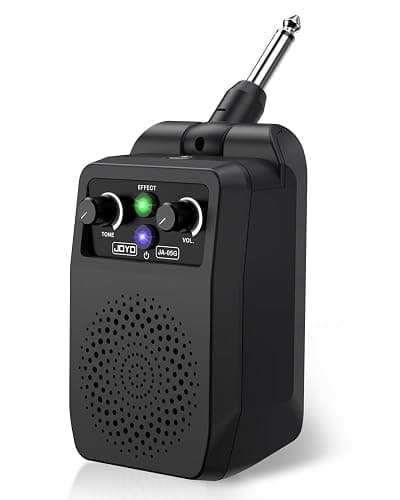 JOYO Mini Amp 5W Portable Electric Practice Amp Bluetooth Rechargeable Guitar Amplifier Built-in 4 Effects Clean Distortion Overdrive Reverb, Black (JA-05G) - Image 1