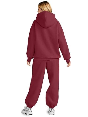 AUTOMET Womens 2 Piece Outfits Lounge Hoodie Sweatsuit Sets Plus Size Fall Fashion Clothes Airport Travel Pants Tracksuits thumbnail 3