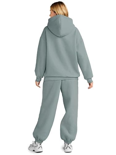 AUTOMET Womens 2 Piece Outfits Lounge Hoodie Sweatsuit Sets Plus Size Fall Fashion Clothes Airport Travel Pants Tracksuits thumbnail 3