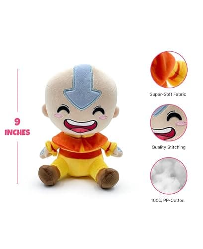 Youtooz Aang Plush, 9" Avatar Plush Aang - Youtooz Avatar The Last Airbender Collection Based on Famous Animated Series thumbnail 4