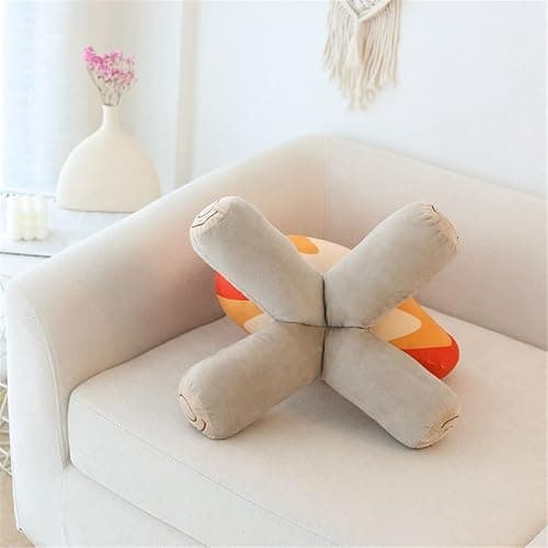 EASELR WeightedPlush Funny Campfire Plush Toys, Soft Simulation Bonfire Stuffed Plushies Doll Fake Fire Firewood Plush Pillow for Outdoor Camping Room Decor Kids Pleasantly Surprised Gifts thumbnail 4
