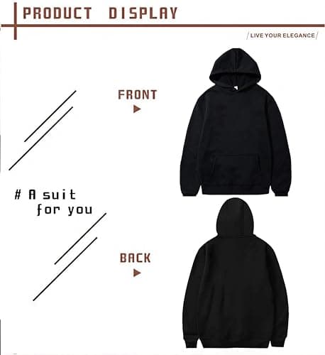 NUFR Unisex Hoodie Volleyball Club Letters Printed Hooded Swetshirt Anime Jacket for Men and Women thumbnail 3