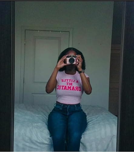 Woxlica I Heart Top y2k Graphic Baby Tees Summer Crop Top for Women thumbnail 2