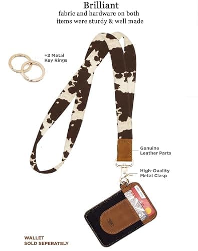 NUGGHU Lanyards for Keys, Durable Keychain Long Lanyard for Women Men, Cute Neck Lanyard for ID Badges Holder, Wallets, key thumbnail 4