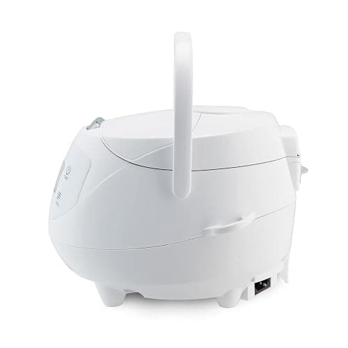 Yum Asia Panda Mini cuiseur à riz avec bol en céramique Ninja et logique floue avancée (3,5 tasses, 0,63 litre) 4 fonctions de cuisson du riz, 4 fonctions multicuiseur, 220-240V (Arctic White) thumbnail 6