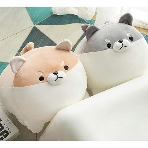 sofipal Shiba Inu Dog Plush Pillow,Cute Corgi Stuffed Animal Toy Doll Gifts for Valentine,Christmas (Brown, 15.7 inch) thumbnail 5