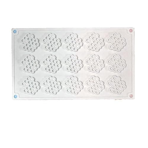 15 Cavity Silicone Honeycomb Molds for Chocolate Honeycomb Bee Silicone Fondant Mold Beehive Silicone Baking Molds Bee Candy Silicone Mold for Kitchen Cake Cupcake thumbnail 5
