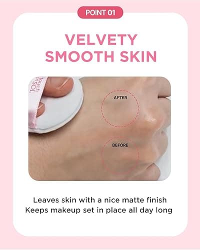 TOUCH IN SOL No Poreblem Mineral Powder - Translucent, Lightweight Loose Setting Powder for Flawless Matte Finish - Oil Control, Pore Primer, Blurs Imperfections & Fine Lines - Face & Greasy Hair Use thumbnail 4