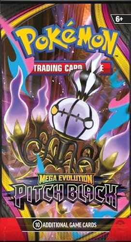 Pokemon TCG: Mega Evolution Pitch Black Sleeved Booster thumbnail 6