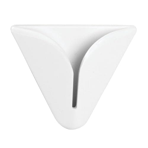 iDesign Self-Adhesive Dish Towel Holder for Kitchen - Pack of 2, White thumbnail 3