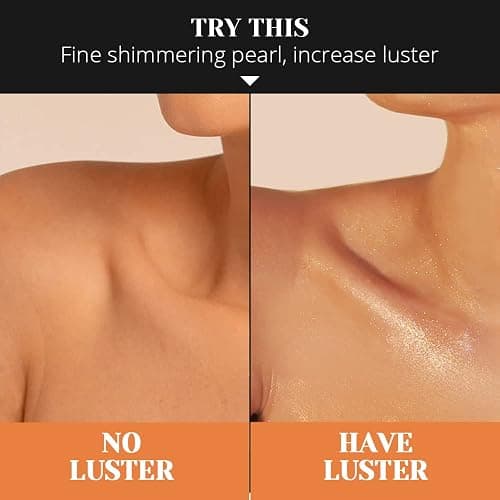 Liyalan Shimmer Body Oil 5 Color Gold 3.38 Fl Oz Face Glow Pearl Highlighter Illuminator Body Makeup Shine Glitter Gold Liquid Taning thumbnail 4