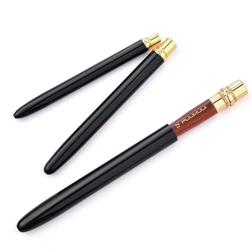 Kolinsky Sable Watercolor Brushes, Fuumuui Artist Travel Watercolor Paint Brushes with Pocket Size Leather Pouch Perfect for Watercolor Gouache Acrylic Ink Painting thumbnail 3