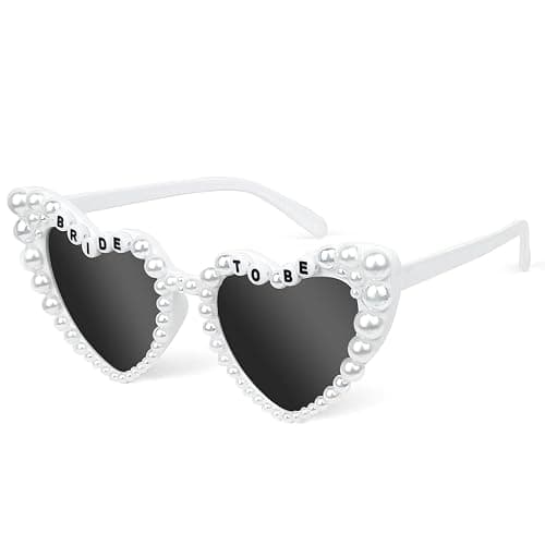 FADXIN Bride Sunglasses，Bachelorette Party Sunnies, Engagement Decorations, Bridal Shower Accessory, Bride To Be Gift - Image 1