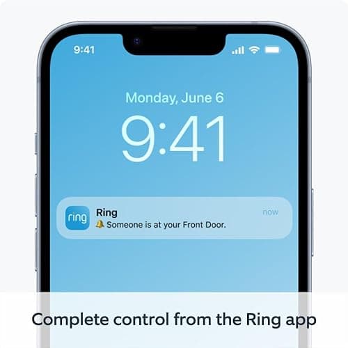 Ring Battery Video Doorbell | DIY Wireless Video Doorbell Camera with Head-To-Toe View, HD Video | Easy to install (5 min) | With Built-in Battery I 30-day free trial of Ring Subscription Plan thumbnail 5