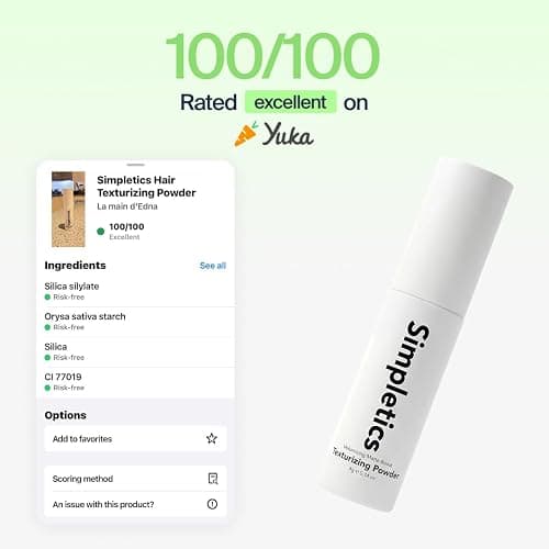 Simpletics Texturizing Powder 4g - All Natural, 4 Ingredient Nourishing Formula with Rice Starch - Chemical Free - Gives Volumized, Texturized, Matte Finish to Men & Women thumbnail 7