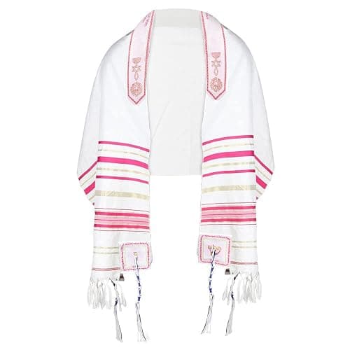 HalleluYAH Messianic Tallit Prayer Shawl 72"x 22" with Bag For Men & Women thumbnail 5