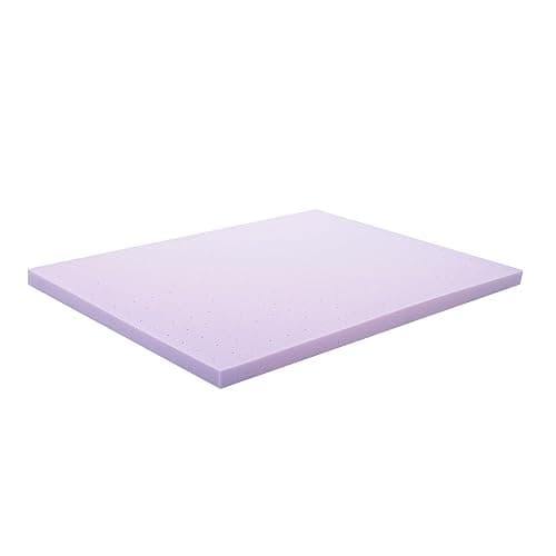 Lucid 3 Inch Lavender Memory Foam Mattress Topper, Twin XL Size – Essential Oil Infusion – Deep Plush Feel, Pressure-Relieving Bed Topper – Ventilated and Breathable – CertiPur Certified thumbnail 7