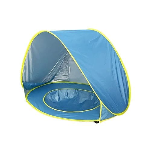 PandaEar Baby Beach Tent with Pool, Pop Up Sun Shelter for Infant Toddlers, Portable UV Protection Shade with Carry Bag for Outdoor Travel, Camping thumbnail 9