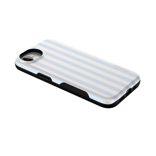 Casely iPhone 16e Case | Blue Stripes | Sunday Best | Compatible with MagSafe | Bold Protective Design thumbnail 7