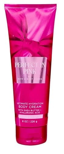 Bath & Body Works Ultimate Hydration Body Cream For Women 8 Fl Oz (8 Fl Oz (Pack of 1), Perfect In Pink) - Image 1