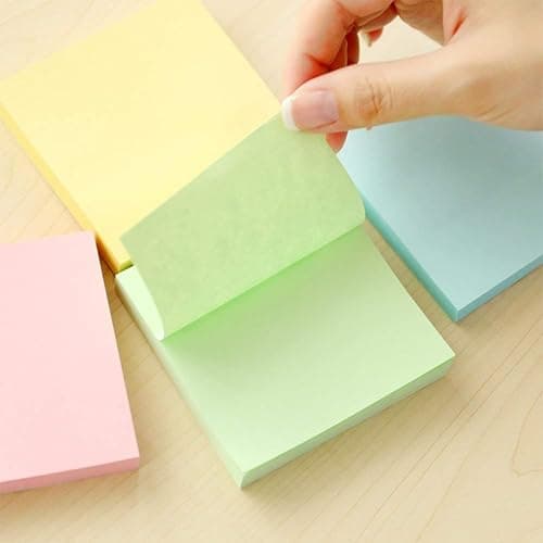 Early Buy Self-Stick Notes Sticky Notes 100 Sheets/Pad 6 Candy Colors 3 inch X 3 inch 6 Pack thumbnail 2