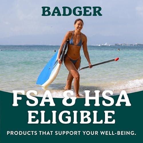 Badger SPF 50 Daily Mineral Sunscreen with Zinc Oxide, 85% Organic, Lightweight & Easy to Apply, No White Cast, Moisturizing, Reef Safe, Vegan, Unscented, 4 fl oz thumbnail 11