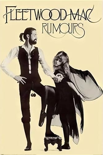 Fleetwood Mac - Music Poster (Rumours - Album Cover) (Size: 24" x 36") - Image 1