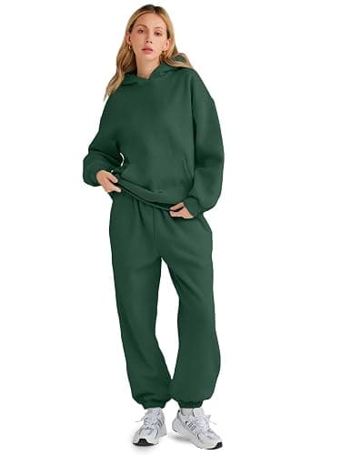 AUTOMET Womens 2 Piece Outfits Lounge Hoodie Sweatsuit Sets Plus Size Fall Fashion Clothes Airport Travel Pants Tracksuits thumbnail 2